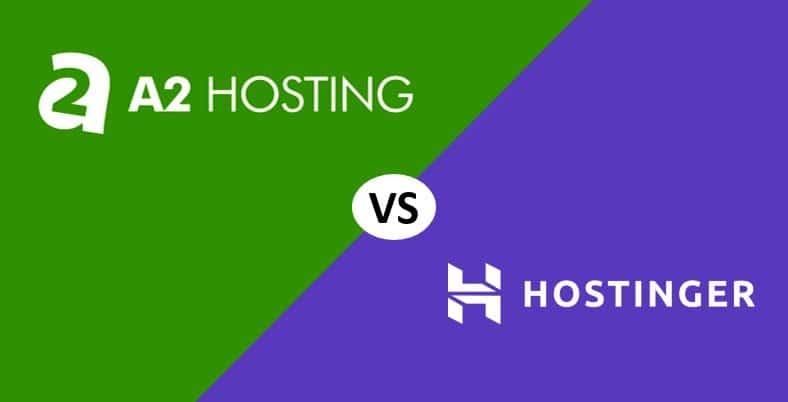 A2 Hosting vs Hostinger