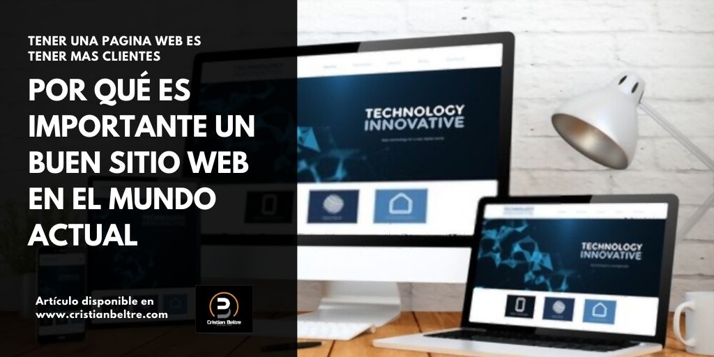 importancia de una pagina web